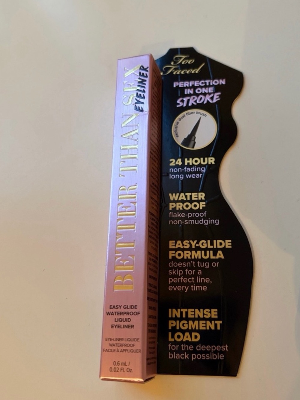 Too Faced Waterproof Black Liquid Eyeliner